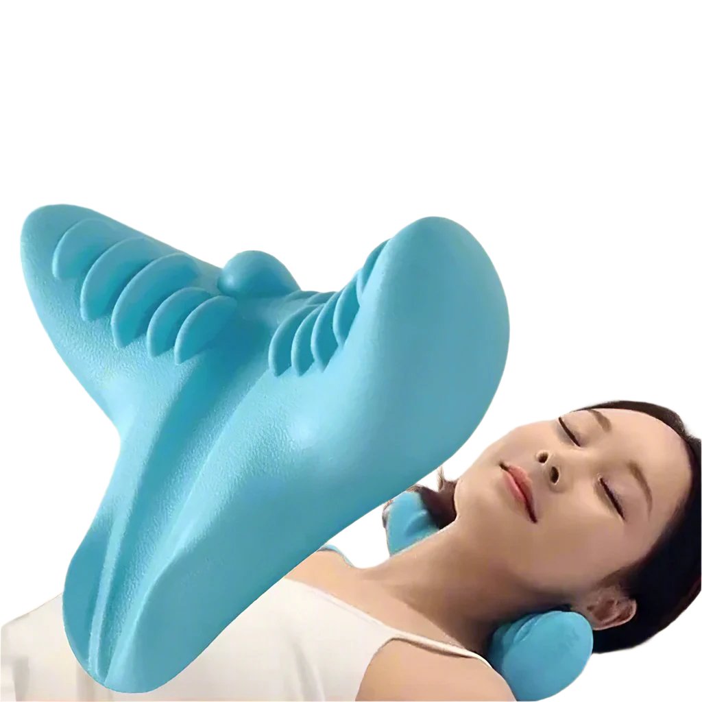 Cervical Spine Stretch Neck Shoulder Relaxer Cervical Muscle Relaxation Traction Device Shoulder Massage Pillow Spine Correction